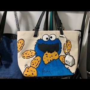 COOKIE MONSTER PURSE AND WALLET